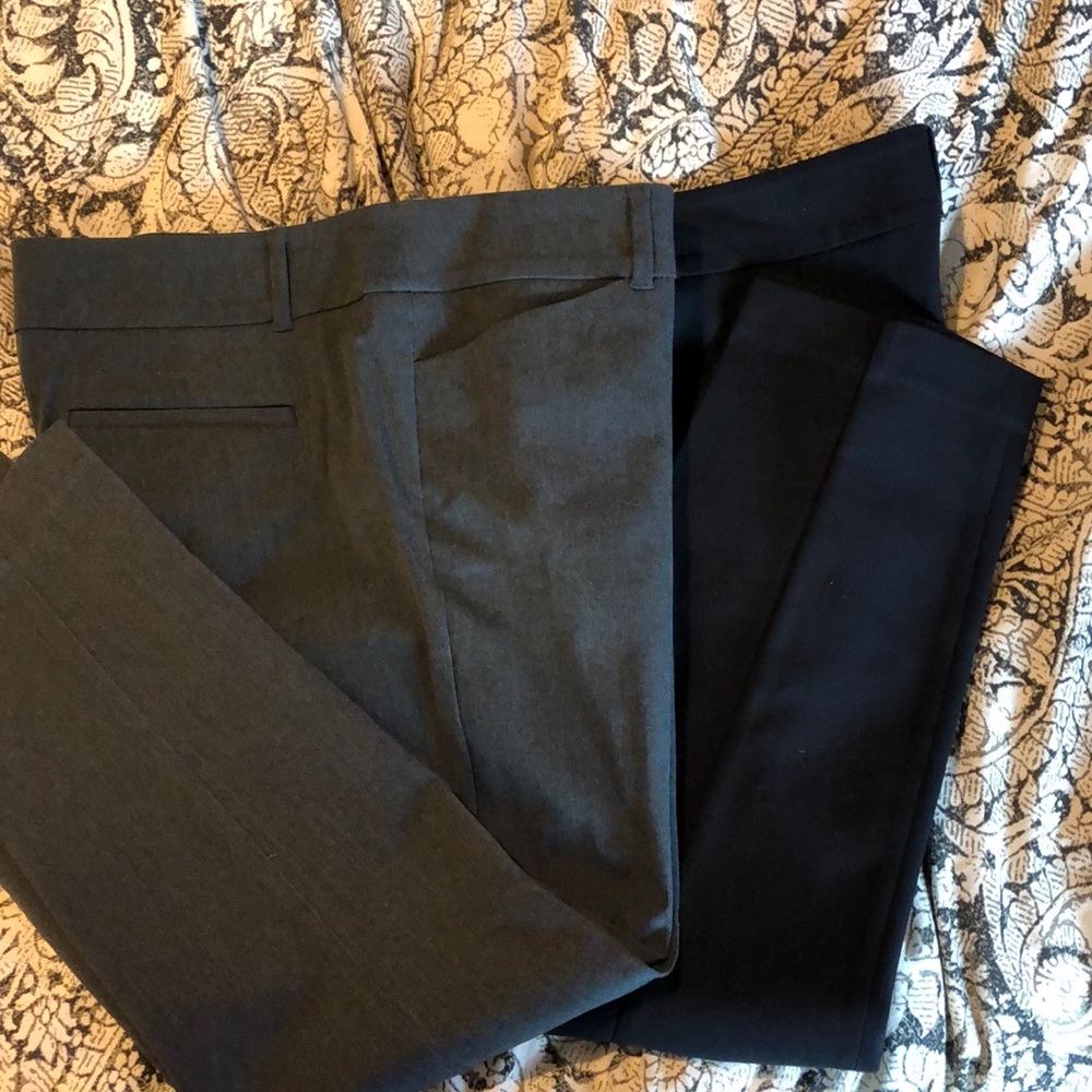 Lot of 2 skinny ankle dress pants